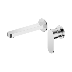 Ecco Wall Basin/Bath Mixer Separate Back Plate 60mm
