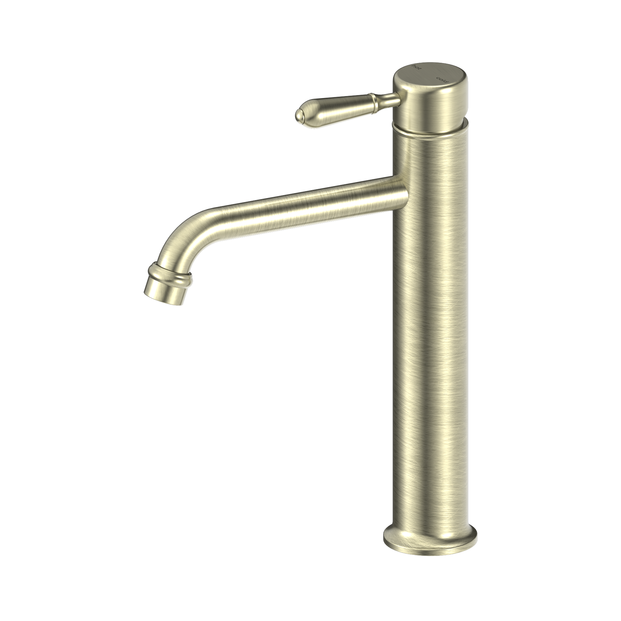 York Straight Tall Basin Mixer With Metal Lever