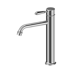 York Straight Tall Basin Mixer With Metal Lever