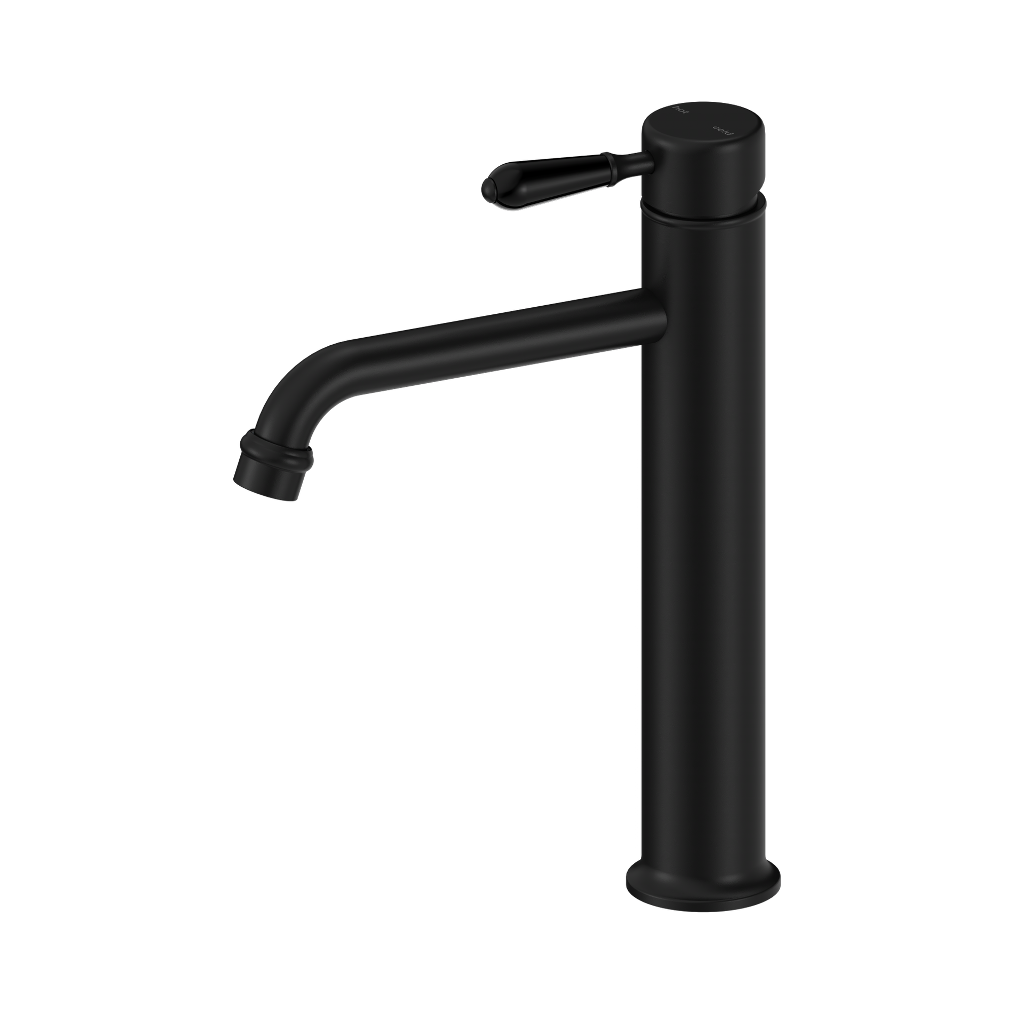York Straight Tall Basin Mixer With Metal Lever