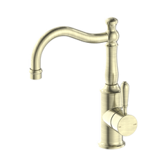 York Basin Mixer Hook Spout With Metal Lever