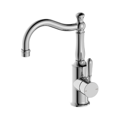 York Basin Mixer Hook Spout With Metal Lever