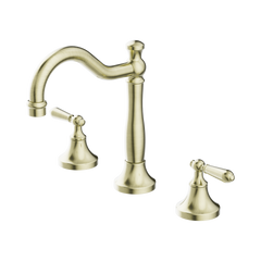 York Basin Set With Metal Lever