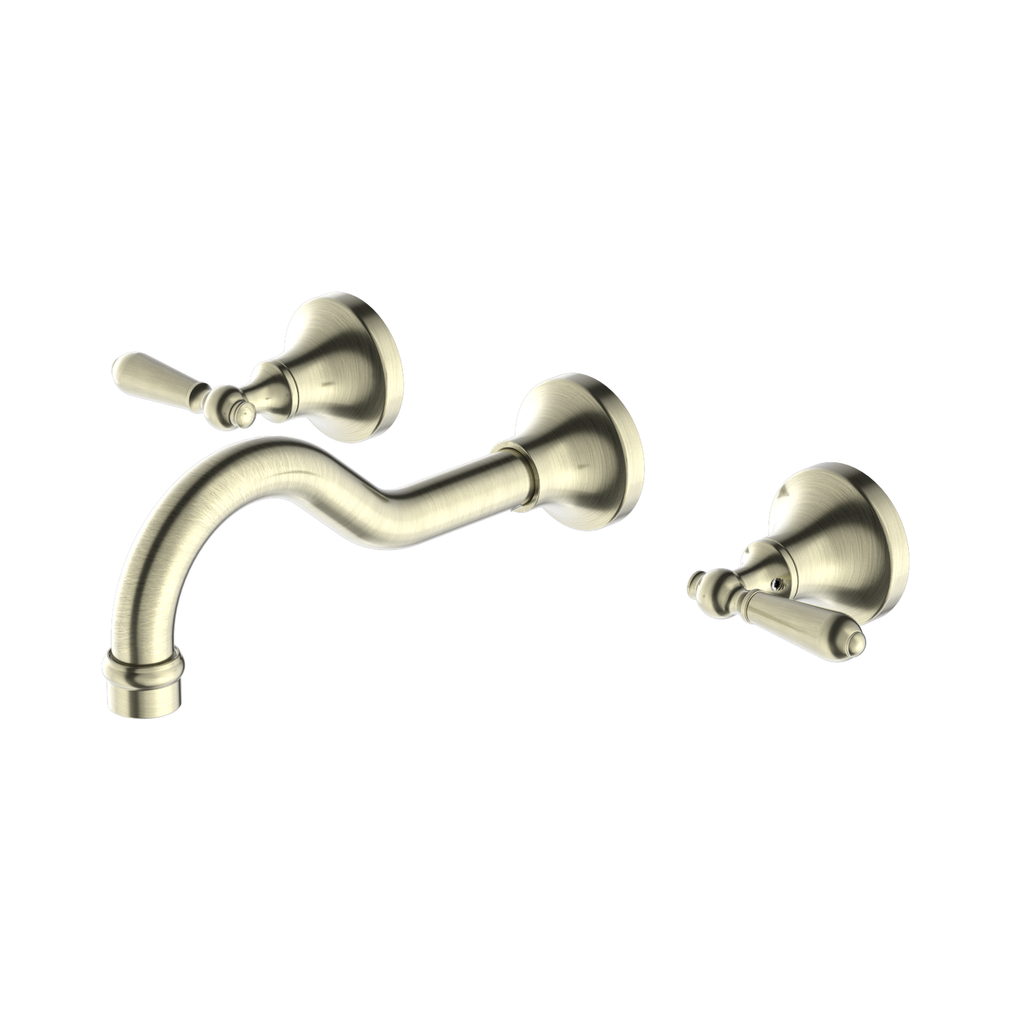 York Wall Basin Set With Metal Lever