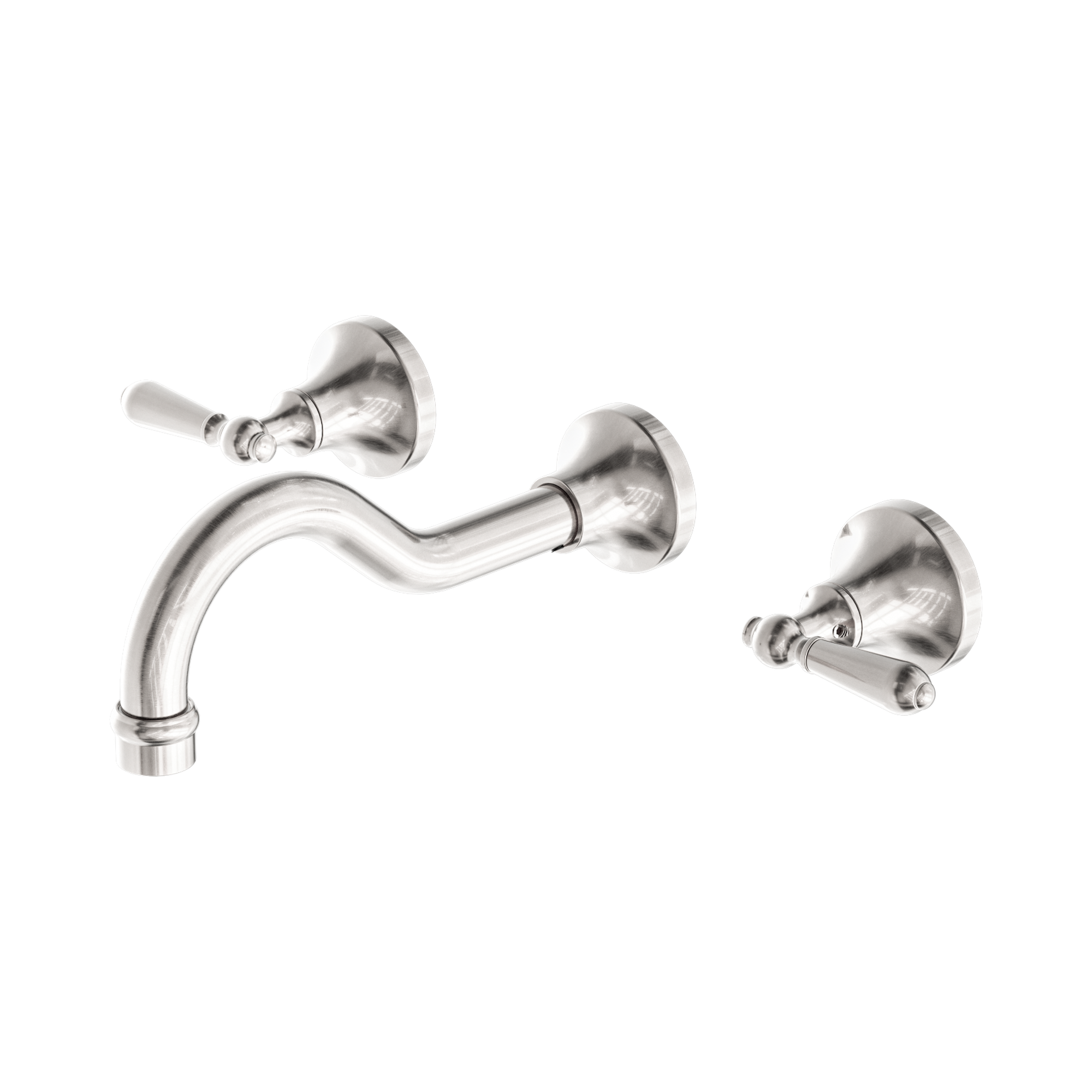 York Wall Basin Set With Metal Lever