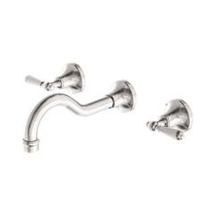 York Wall Basin Set With Metal Lever