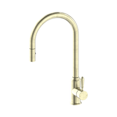 York Pull Out Sink Mixer With Vegie Spray Function With Metal Lever