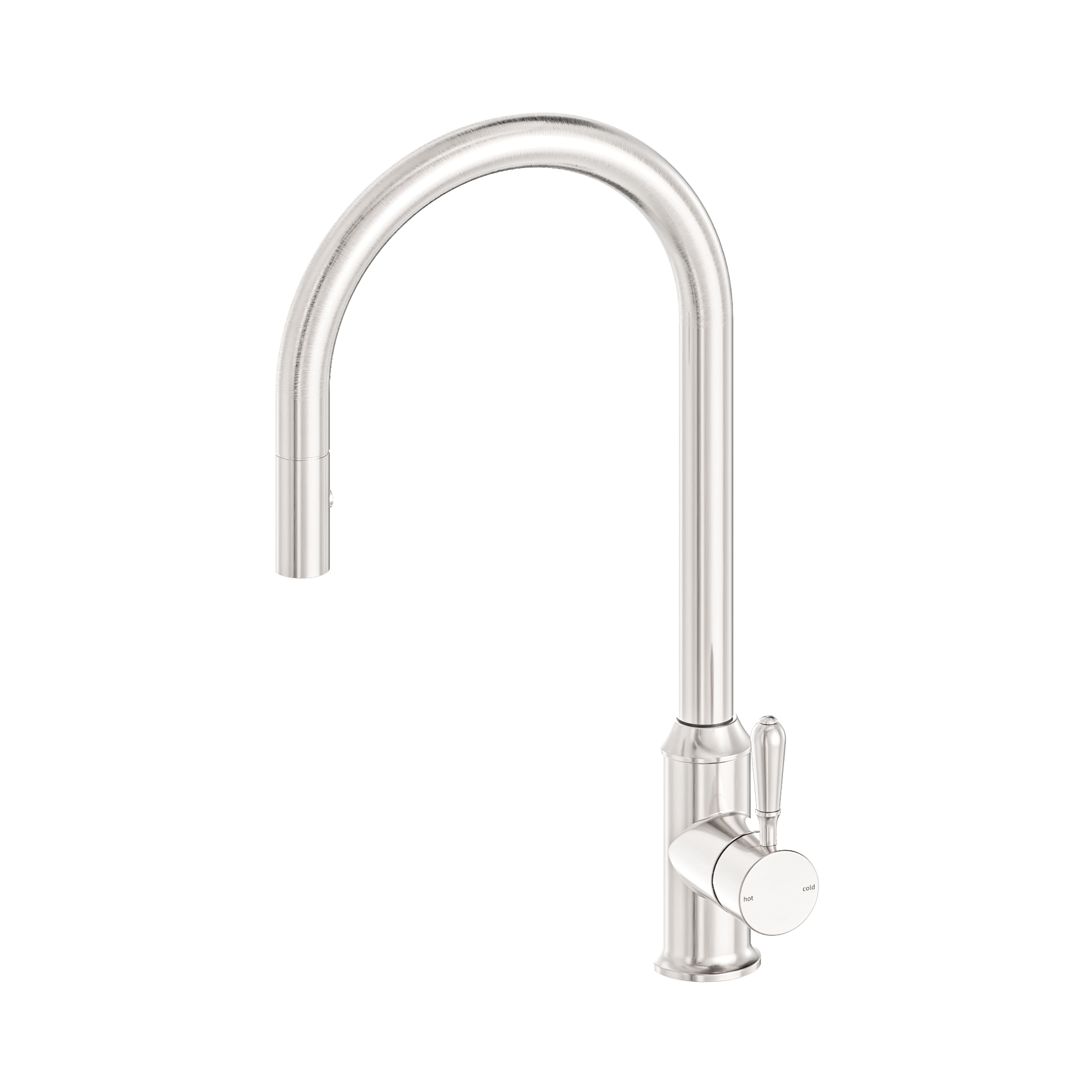 York Pull Out Sink Mixer With Vegie Spray Function With Metal Lever