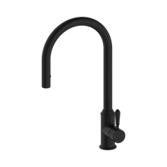 York Pull Out Sink Mixer With Vegie Spray Function With Metal Lever