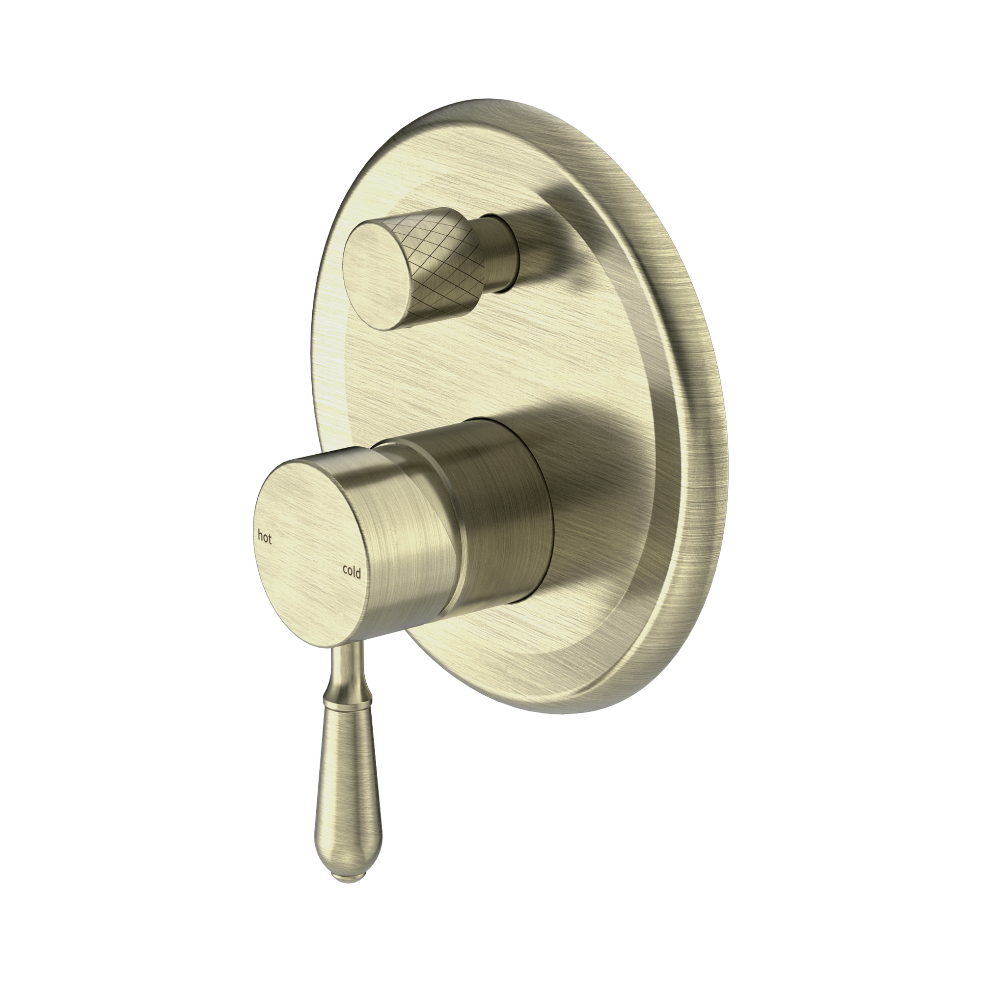 York Shower Mixer With Diverter With Metal Lever