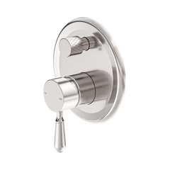 York Shower Mixer With Diverter With Metal Lever