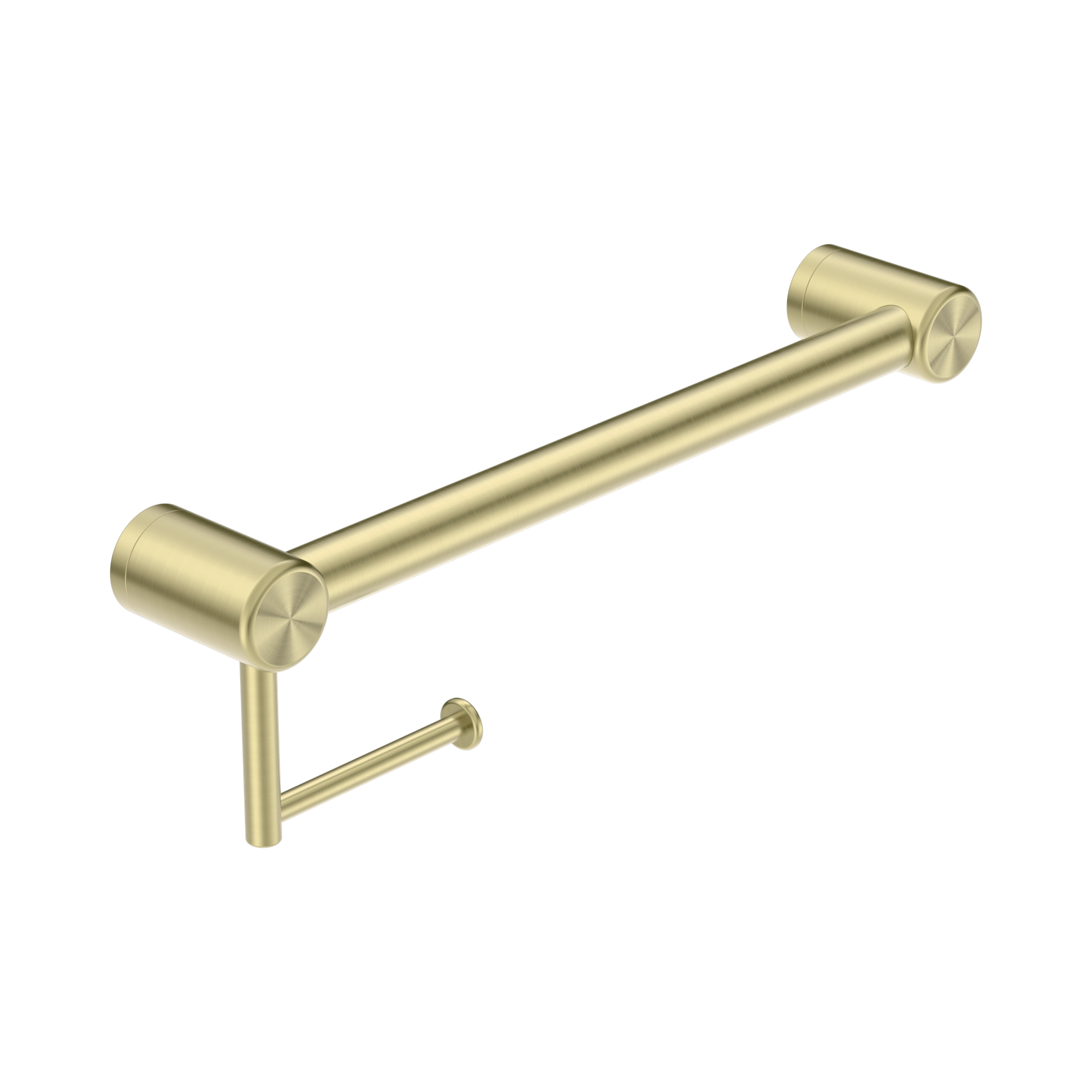 Mecca Care 32mm Grab Rail With Toilet Roll Holder 450mm