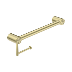 Mecca Care 32mm Grab Rail With Toilet Roll Holder 450mm