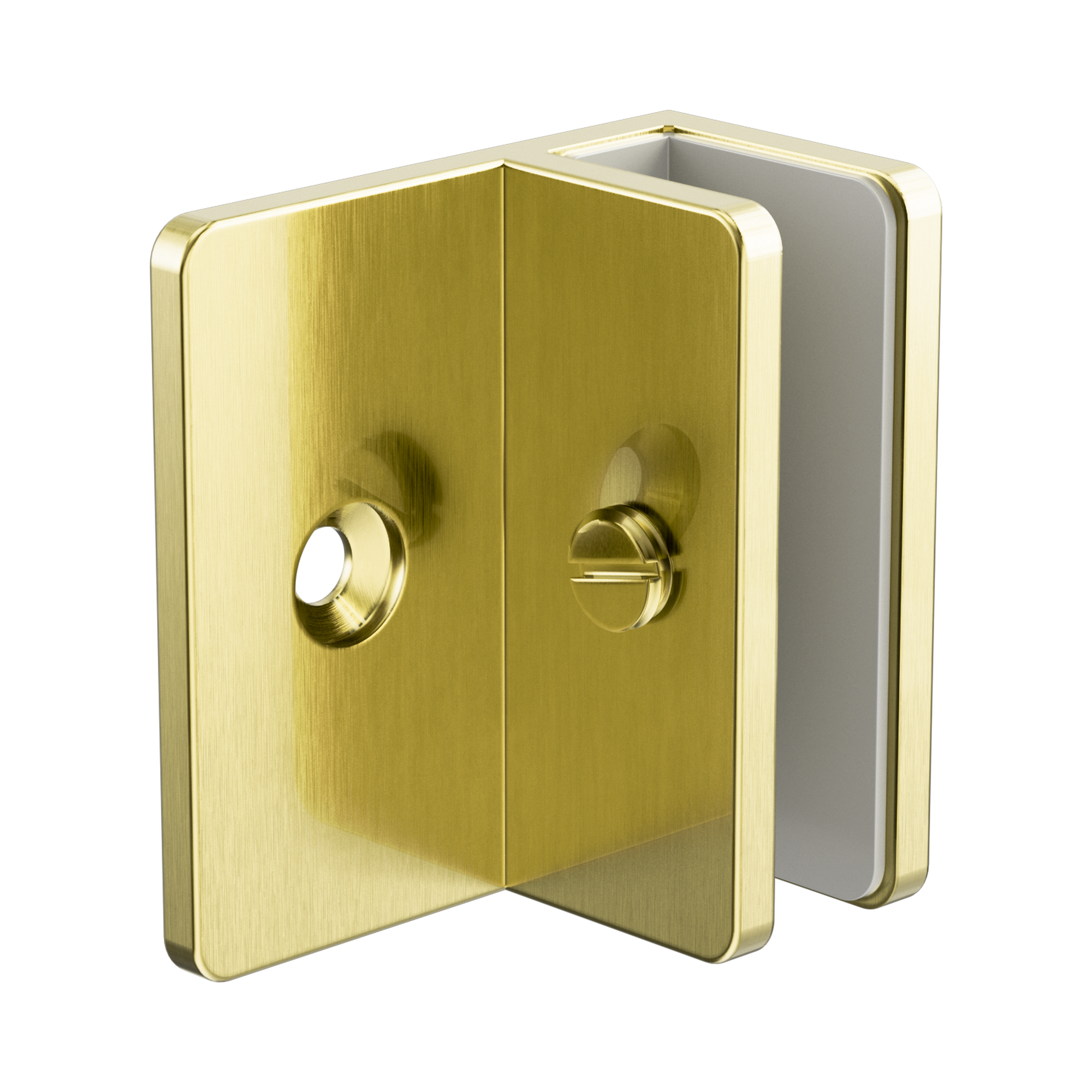 Shower F Bracket 10mm Glass