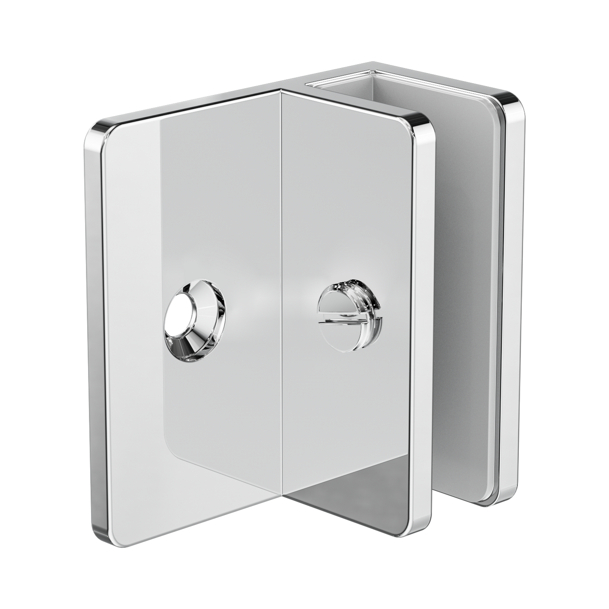Shower F Bracket 10mm Glass