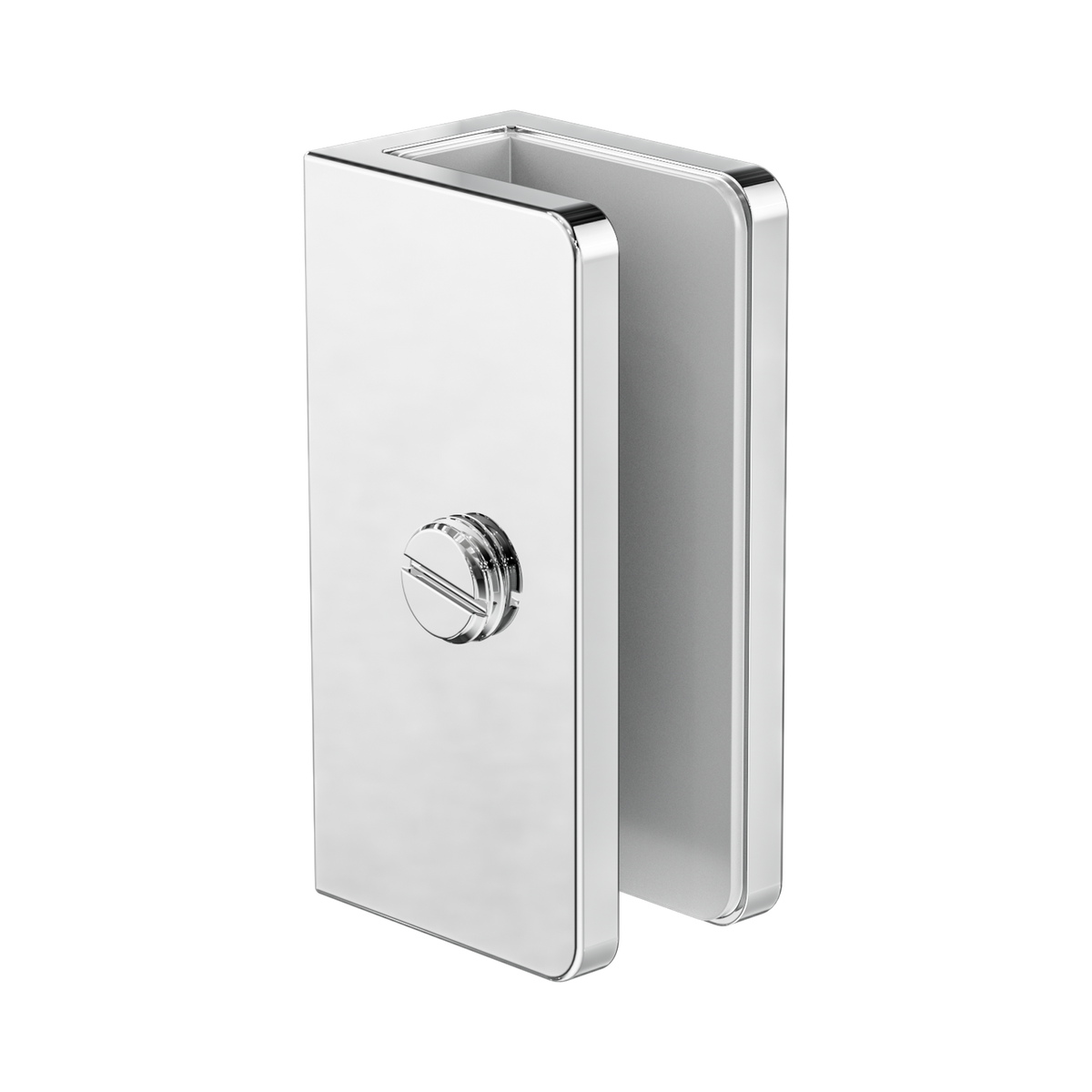 Shower U Bracket 10mm Glass