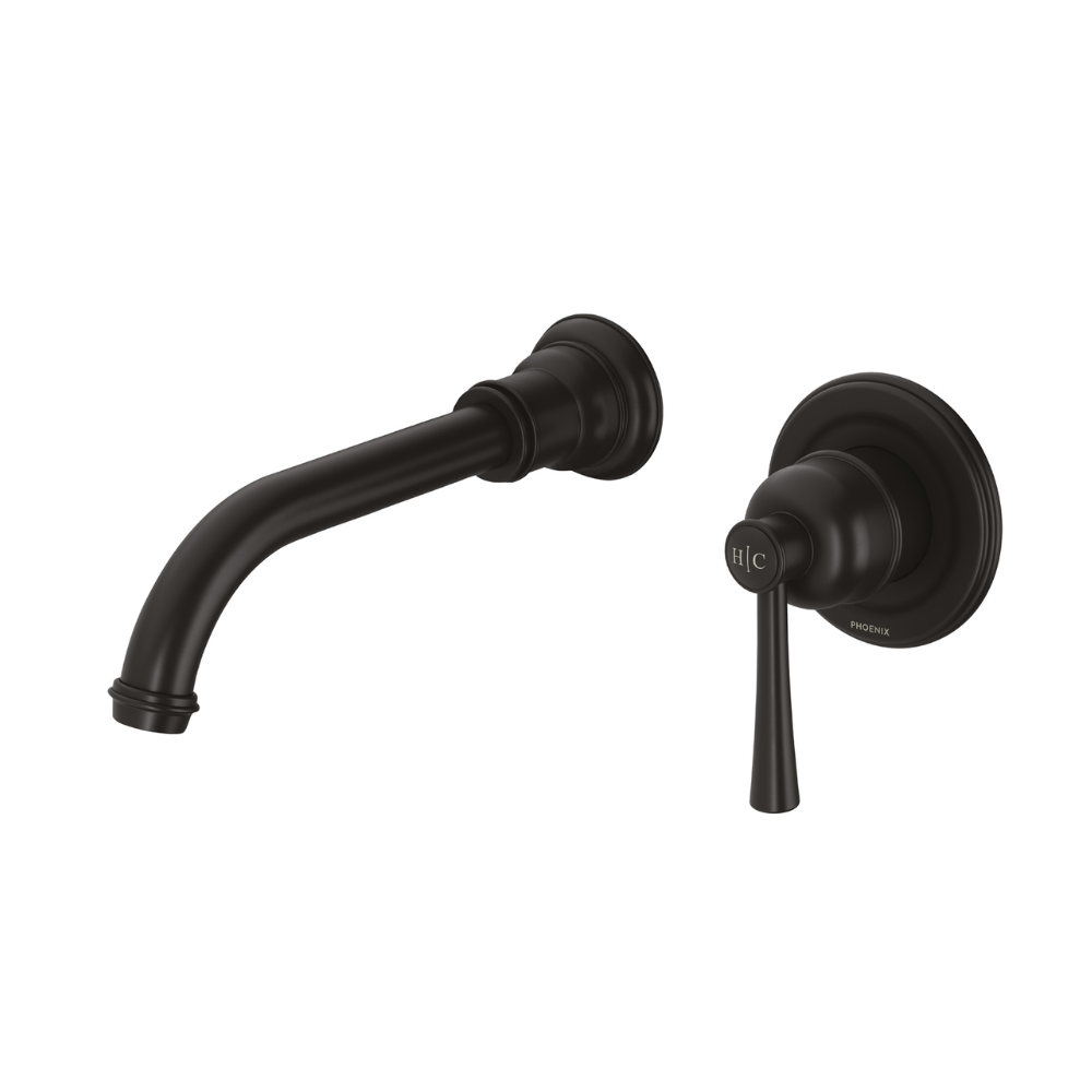 Cromford SwitchMix Wall Basin / Bath Mixer Set 180mm (Complete Kit)