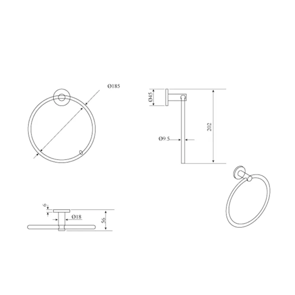 Luna Towel Ring