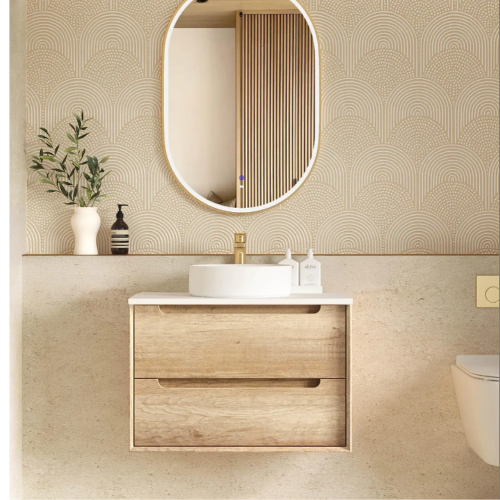 Byron Natural Oak Vanity - 750mm