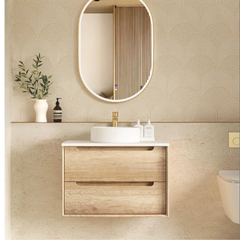 Byron Natural Oak Vanity - 750mm