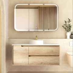 Byron Natural Oak Vanity - 1200mm