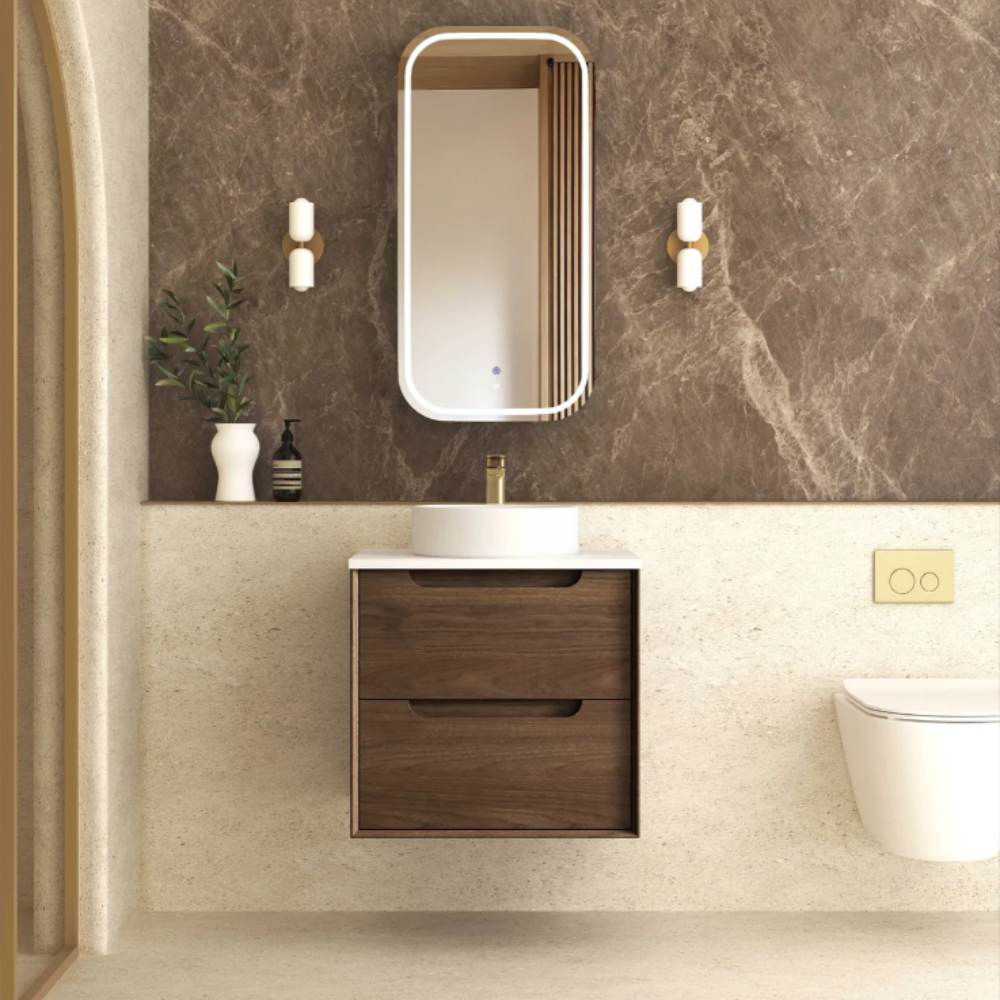 Byron Sable Walnut Vanity - 600mm