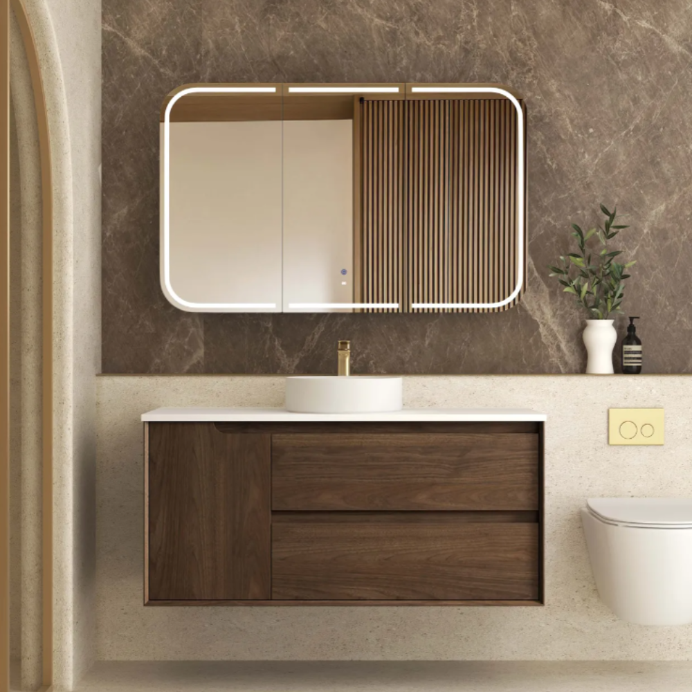 Byron Sable Walnut Vanity - 1200mm