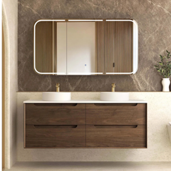 Byron Sable Walnut Vanity - 1500mm