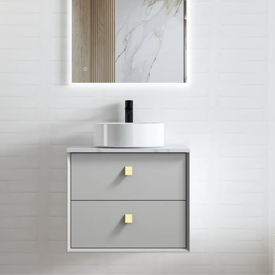 Boston Light Grey Vanity - Cabinet Only