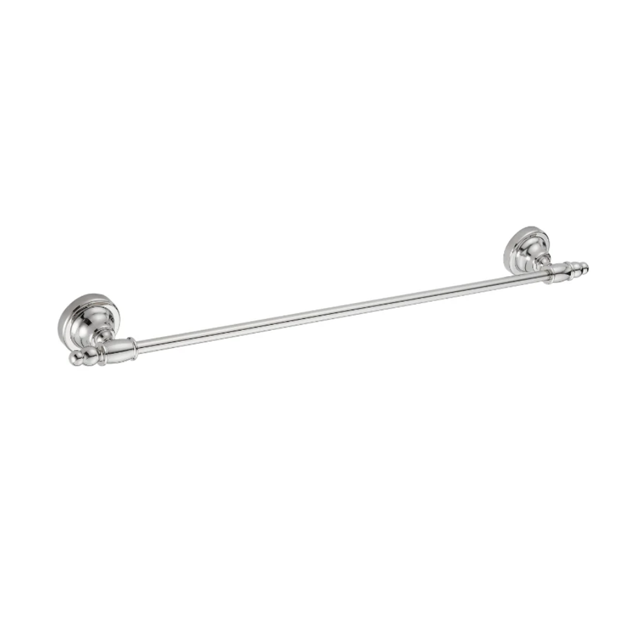Abbey Single Towel Rail Chrome 750mm