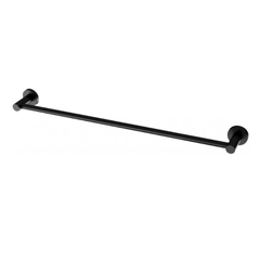 Agro Single Towel Rail 900mm - Matt Black
