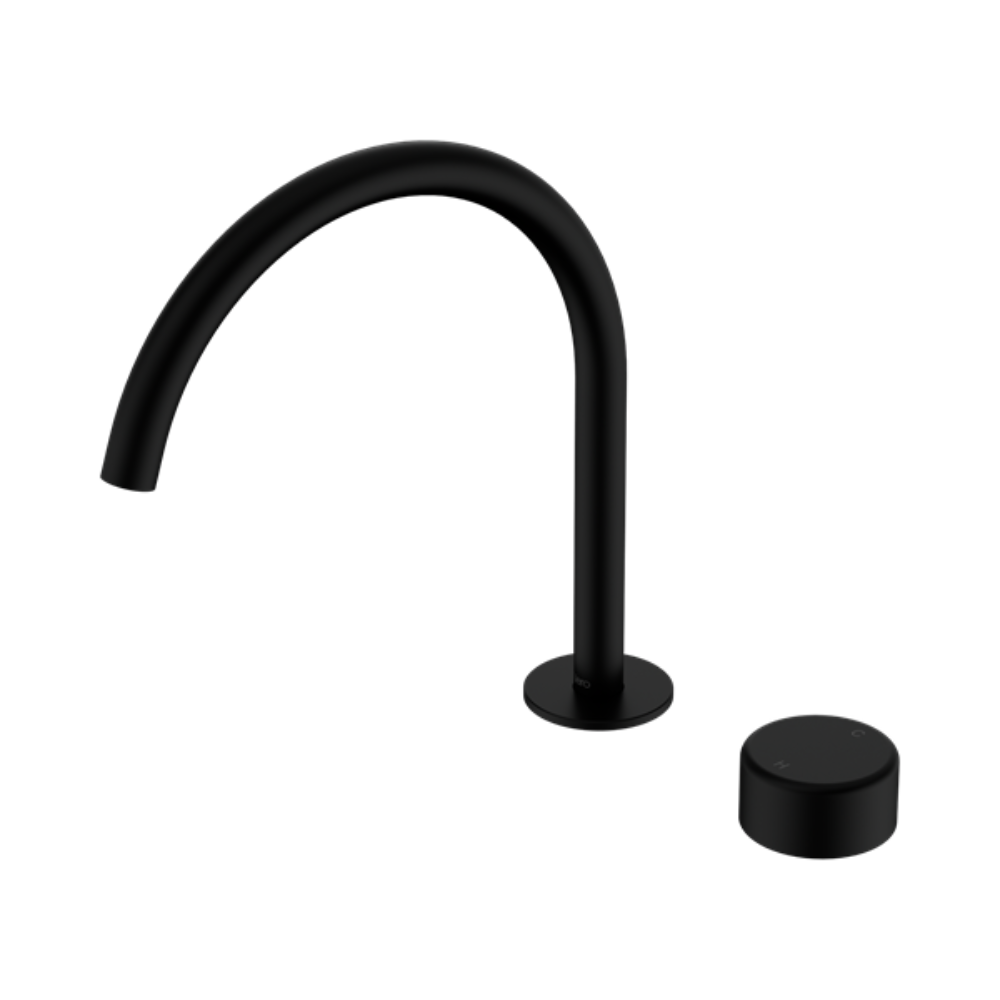 Serenity Progressive Bath/Kitchen Mixer Arc Spout With Metal Handle