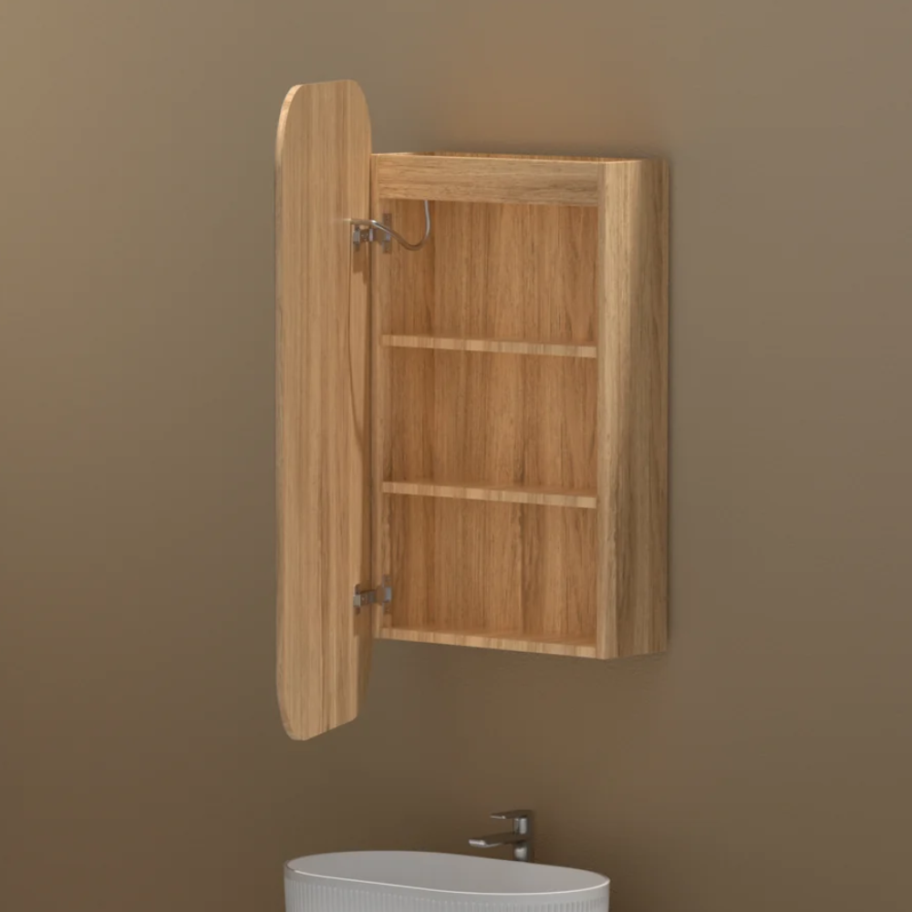 Earls 450x900mm Squircle Shaving Cabinet with or without LED.