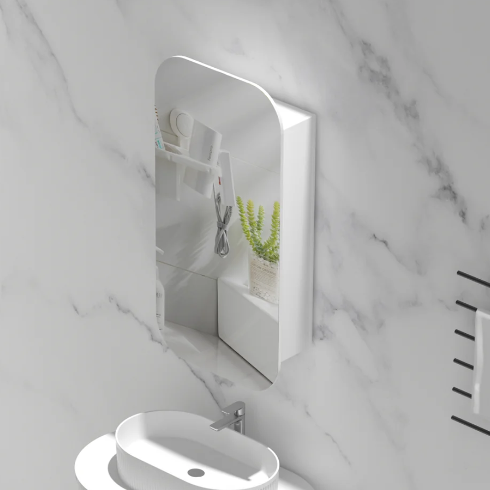 Earls 450x900mm Squircle Shaving Cabinet with or without LED.