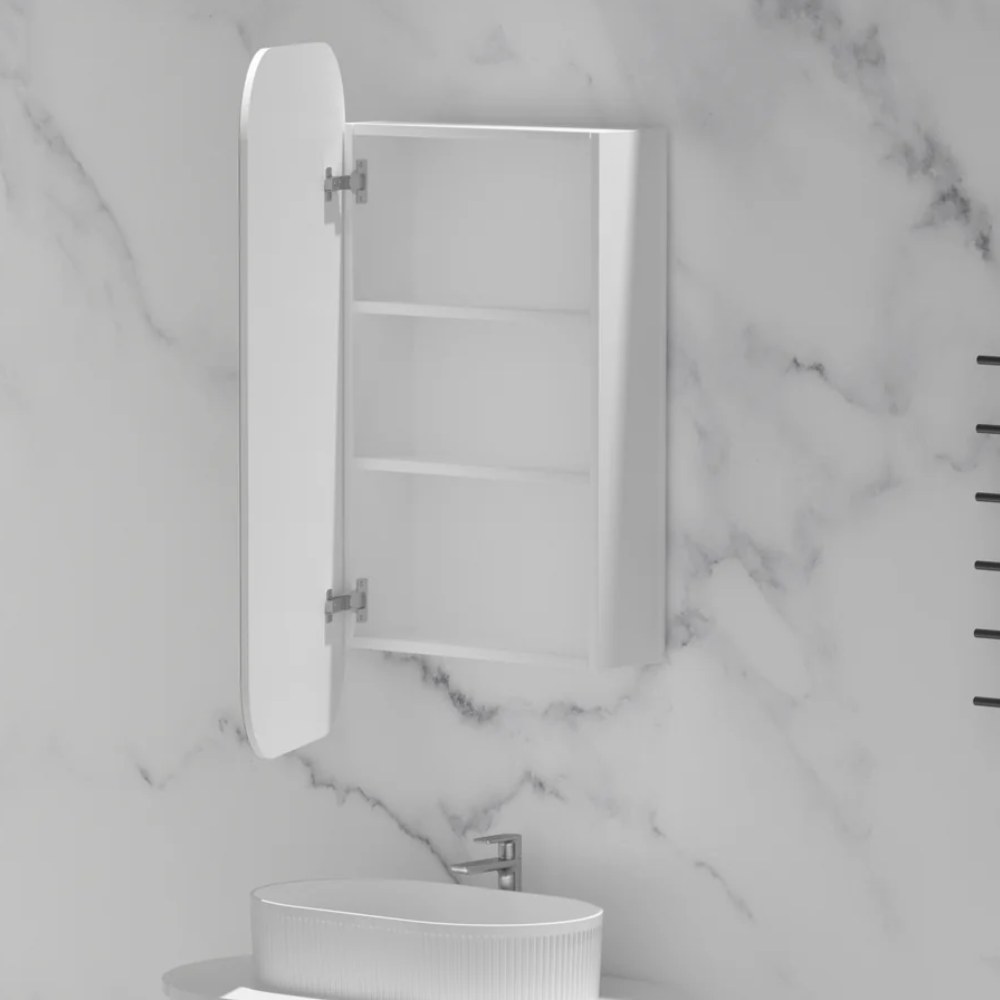 Earls 450x900mm Squircle Shaving Cabinet with or without LED.