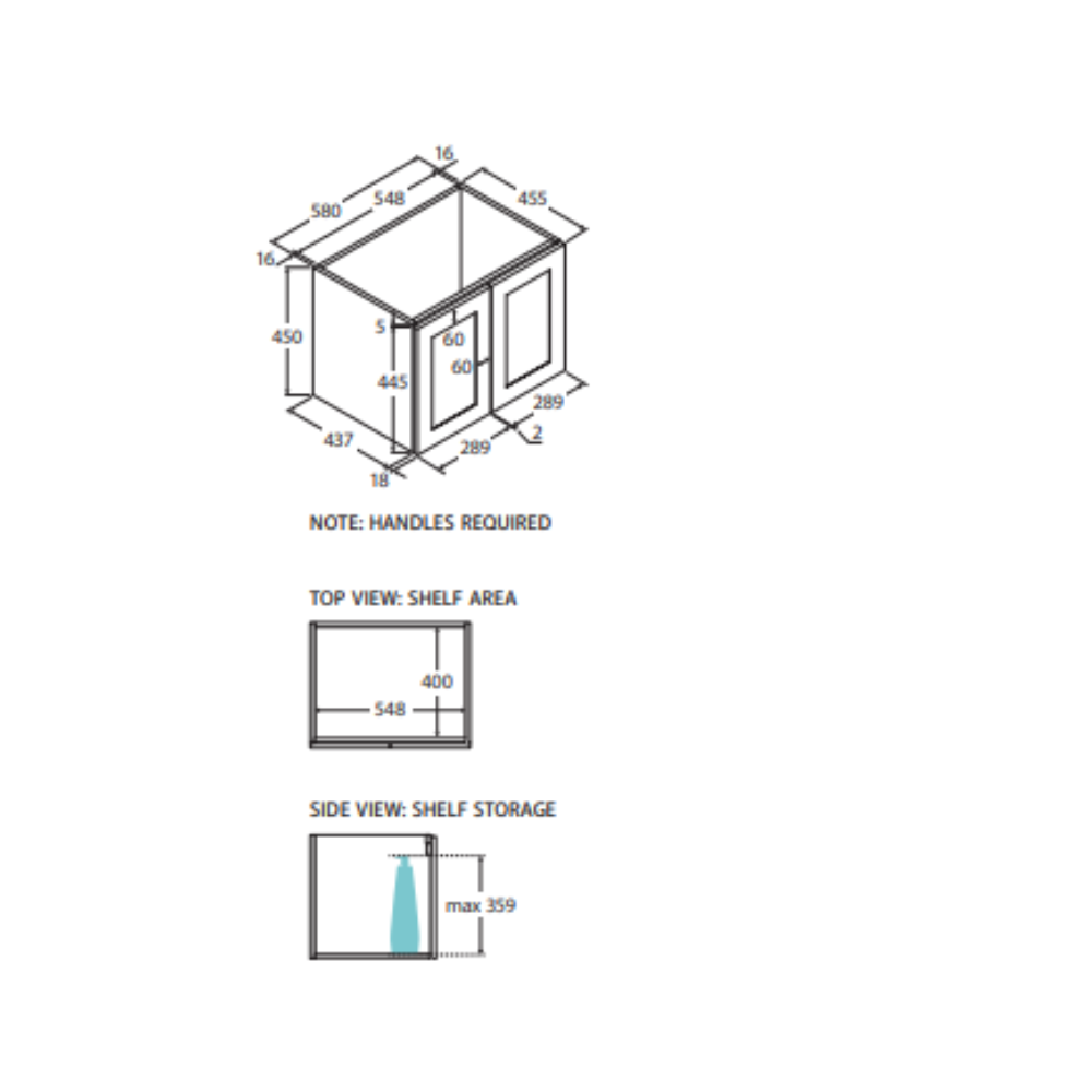 Mila Hampton 750mm Hampton Shaker Style Bathroom Vanity