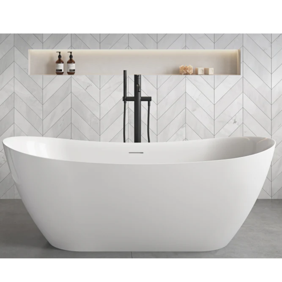 LUKA Freestanding -GLOSS WHITE 1700mm