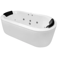 MINTORI 1800 Freestanding Contour 14-Jet Spa Bath