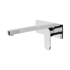 Ecco Wall Basin/Bath Mixer with Back Plate