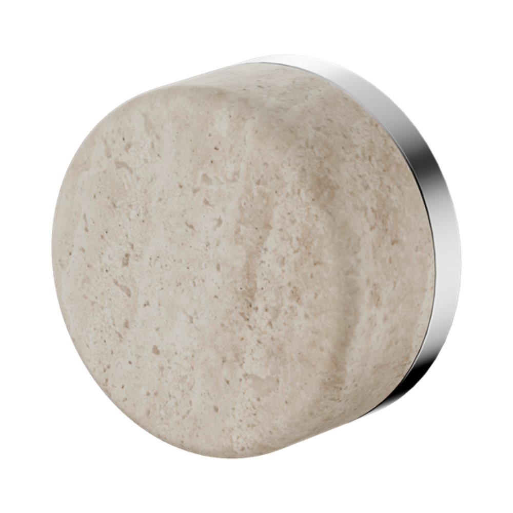 Serenity Progressive Shower Mixer With Rome Travertine Handle