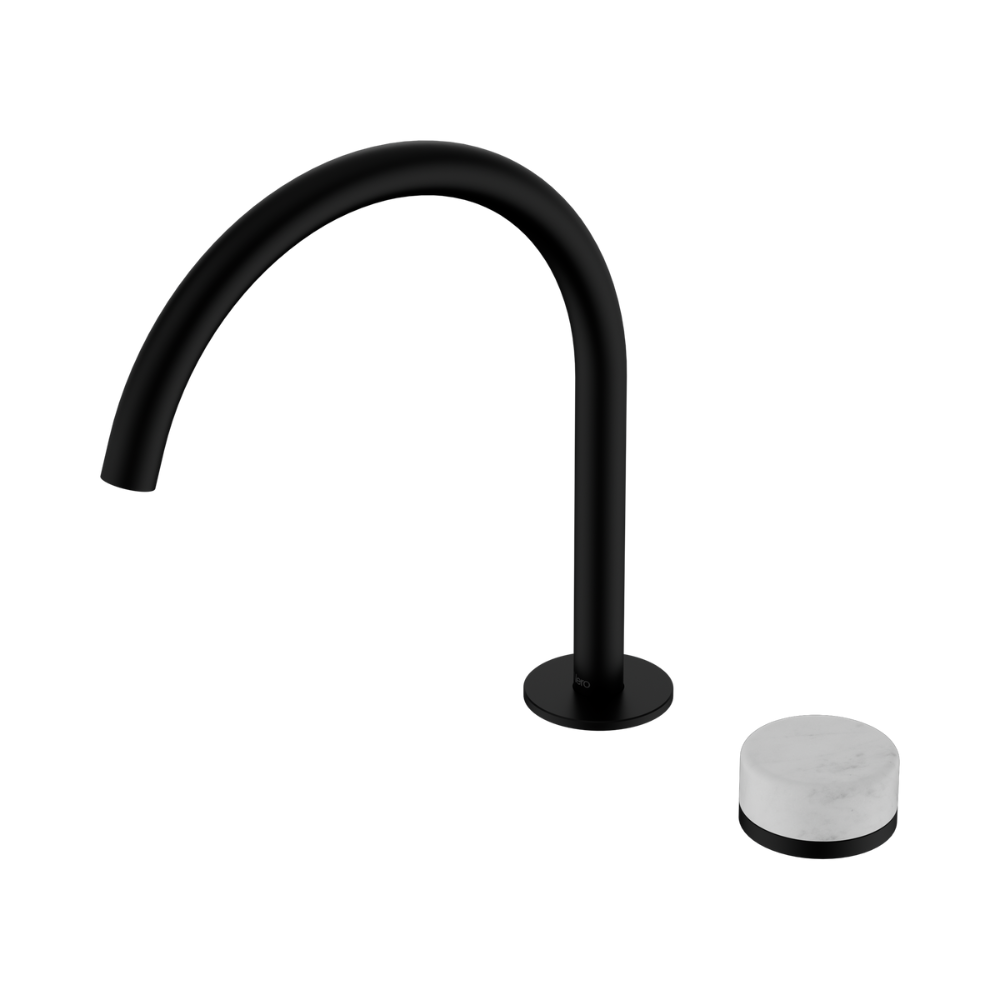 Serenity Progressive Bath/Kitchen Mixer Arc Spout With Carrara Handle