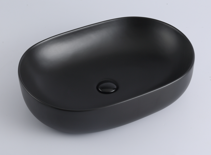 Oval Basin 490x350x135MM - Available in Gloss/Matte White and Matte Black
