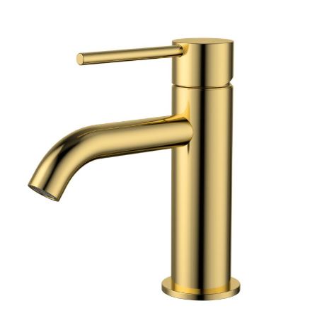 Star Mini Tall Basin Mixer Curved Spout
