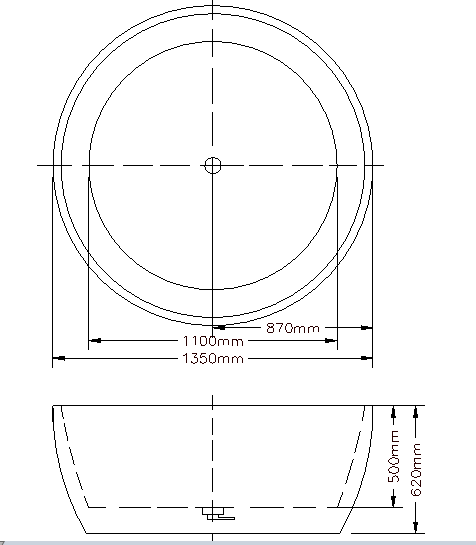 Ronda Round Freestanding Bath