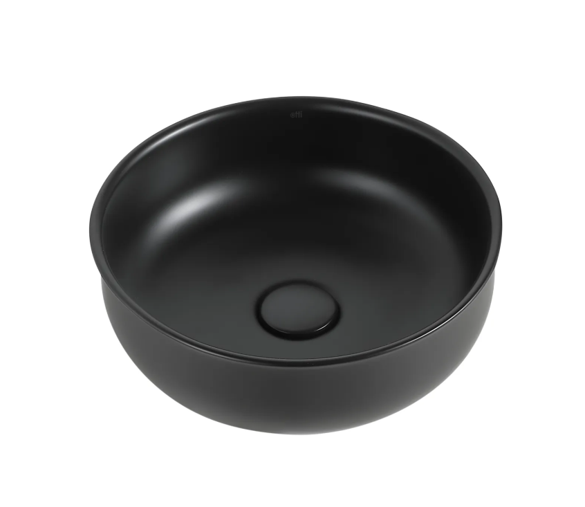 360mm Bronte Round Basin 360x360x130MM - Available in Gloss/Matte White and Matte Black