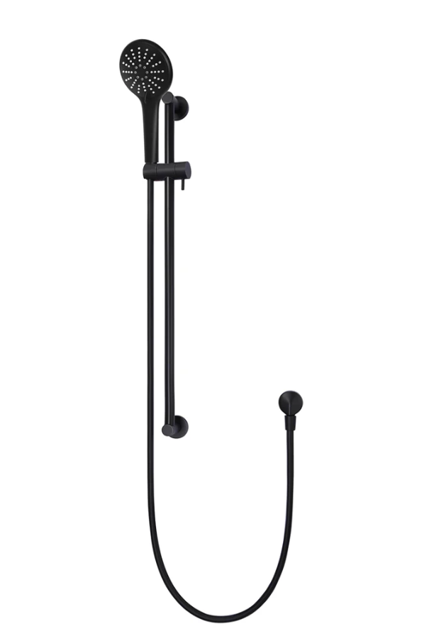 Meir - Round Three Function Hand Shower on Rail Column