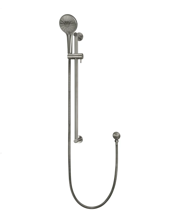 Meir - Round Three Function Hand Shower on Rail Column