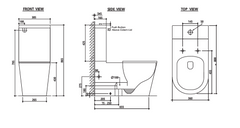 Cara Care Back To Wall Rimless Toilet Suite