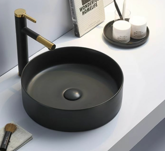 394mm Round Basin - Available in Gloss White, Matte White and Matte Black