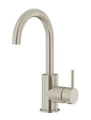Meir - Round Gooseneck Basin Mixer with Cold Start